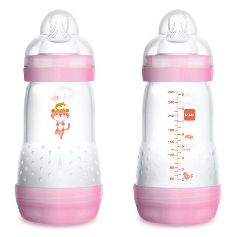 Mam Easy Start Biberon Anti Coliche Rosa 260ml 1pz