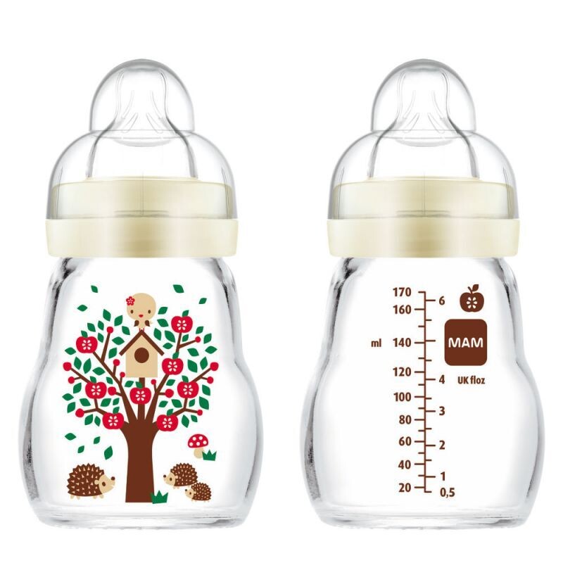 Mam Feel Good Biberon in vetro 0+m 170ml 1pz