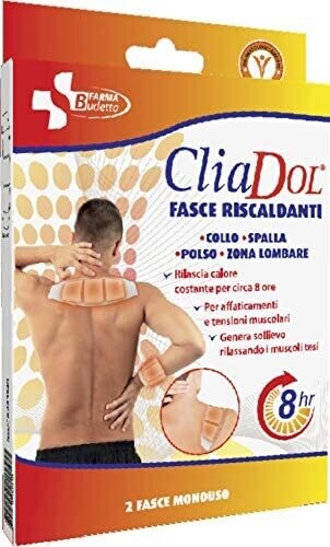 Cliadol Fasce Riscaldanti Monouso 2pz 9X29cm