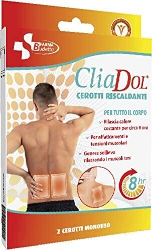 Cliadol Cerotti Riscaldanti Monouso 2pz 13 X 10cm