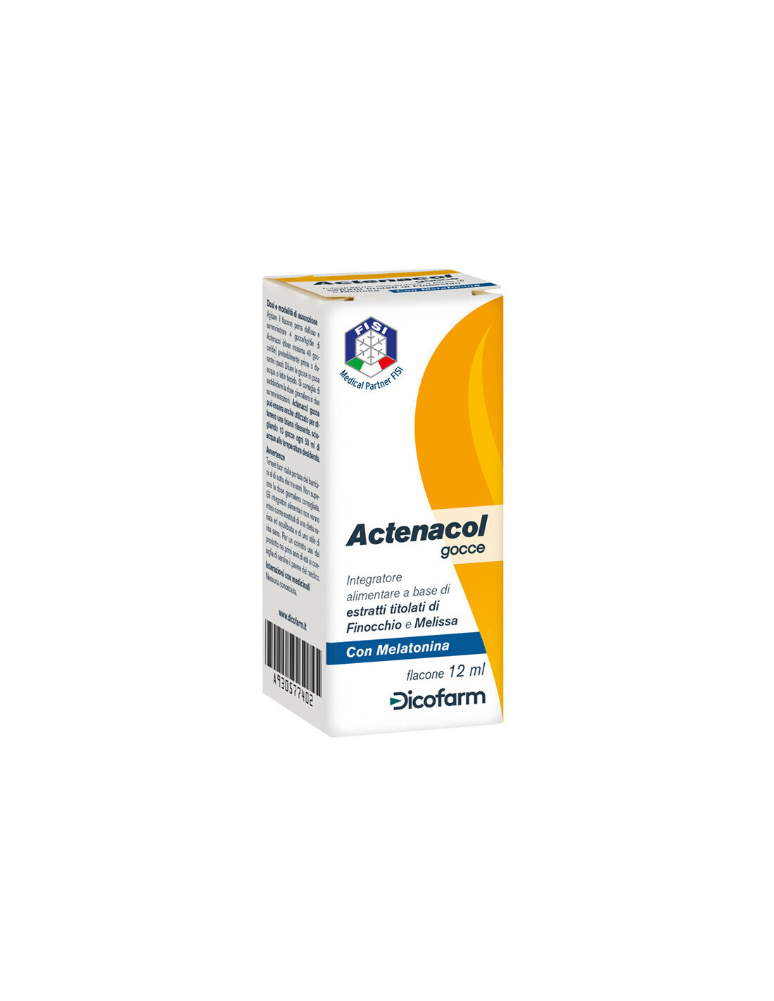 Dicofarm Actenacol Gocce con Melatonina 12ml