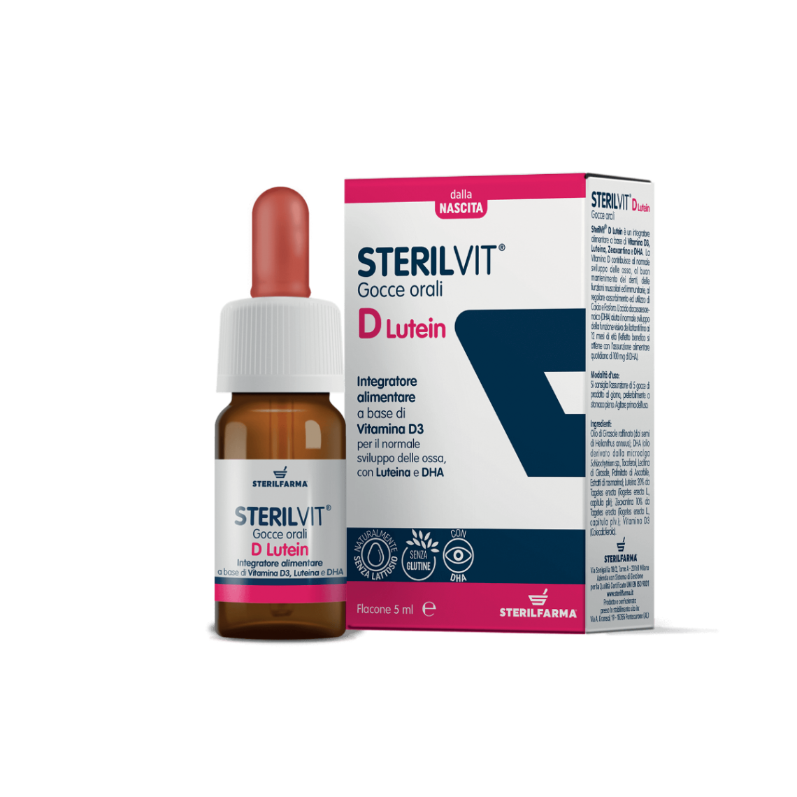 Sterilfarma Sterilvit D Lutein Gocce 5ml