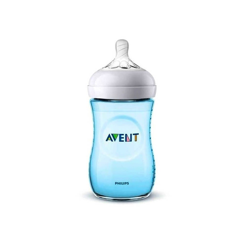 Avent Biberon Natural 260ml in pp Azzurro