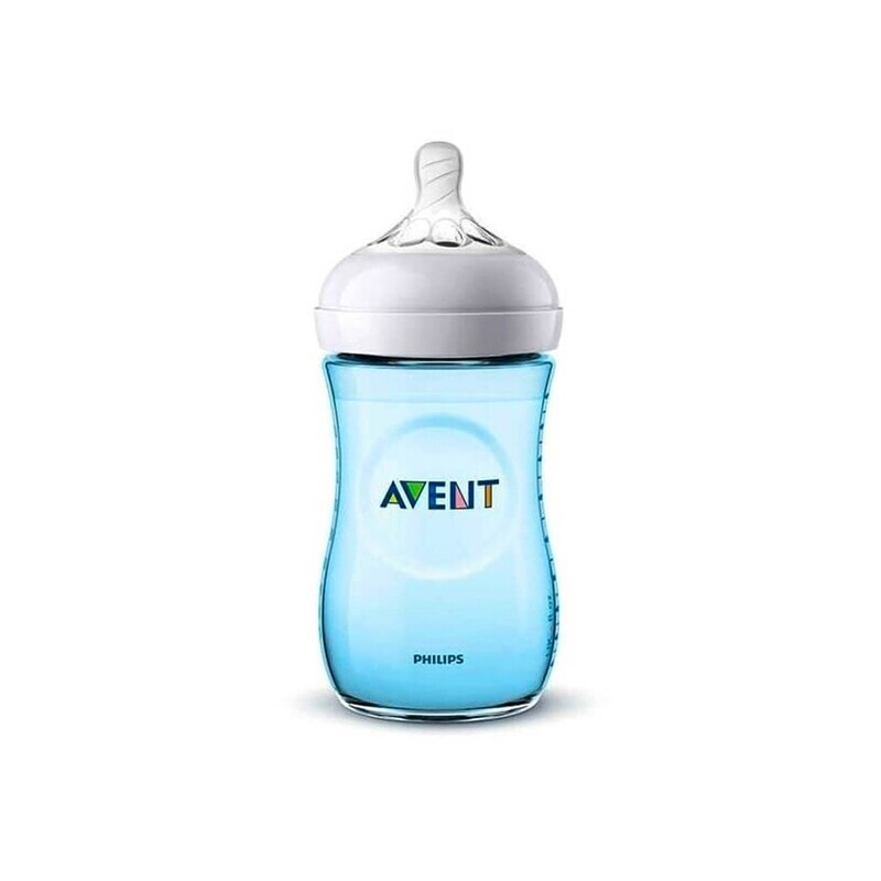 Avent Biberon Natural 260ml in pp Azzurro