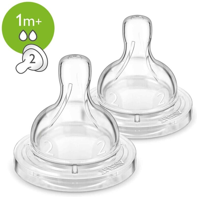 Avent Tettarelle Classic 2 mis Flusso Lento 2pz