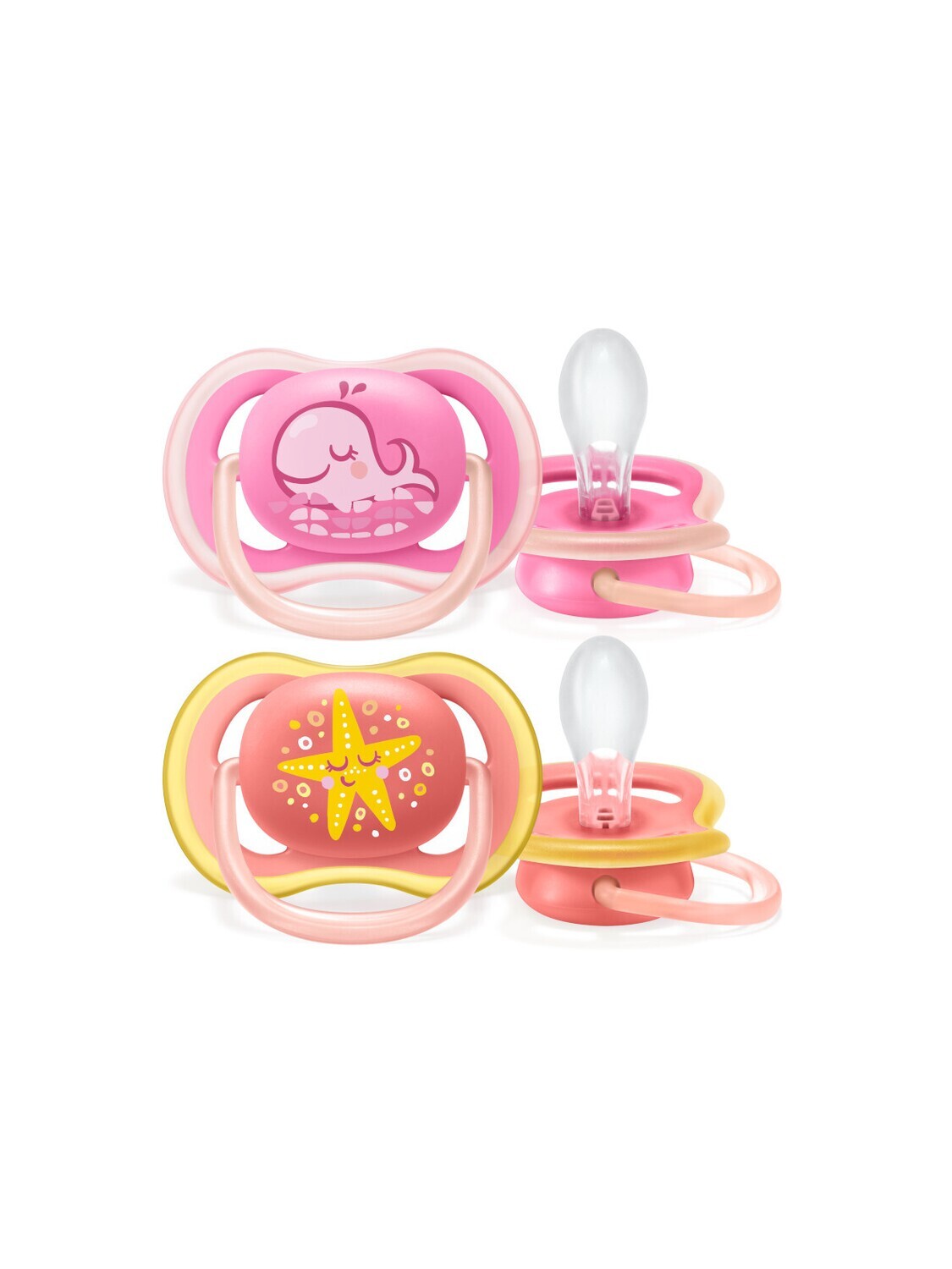 Avent Succhietti Ultra Air 6-18 Mesi Femmina Mare 2pz
