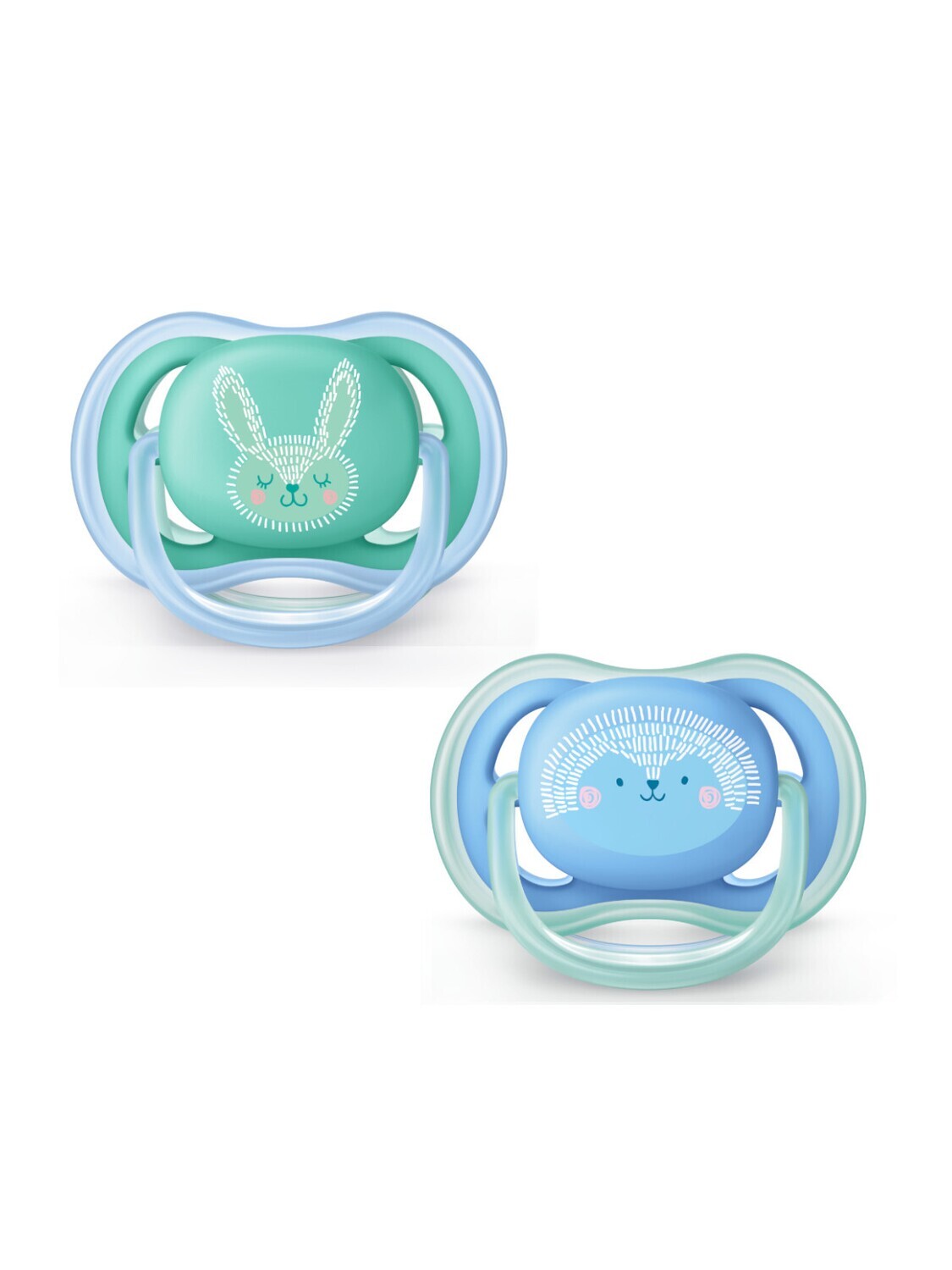 Avent Succhietti Ultra Air 6-18 Mesi Maschio Little Friends 2pz