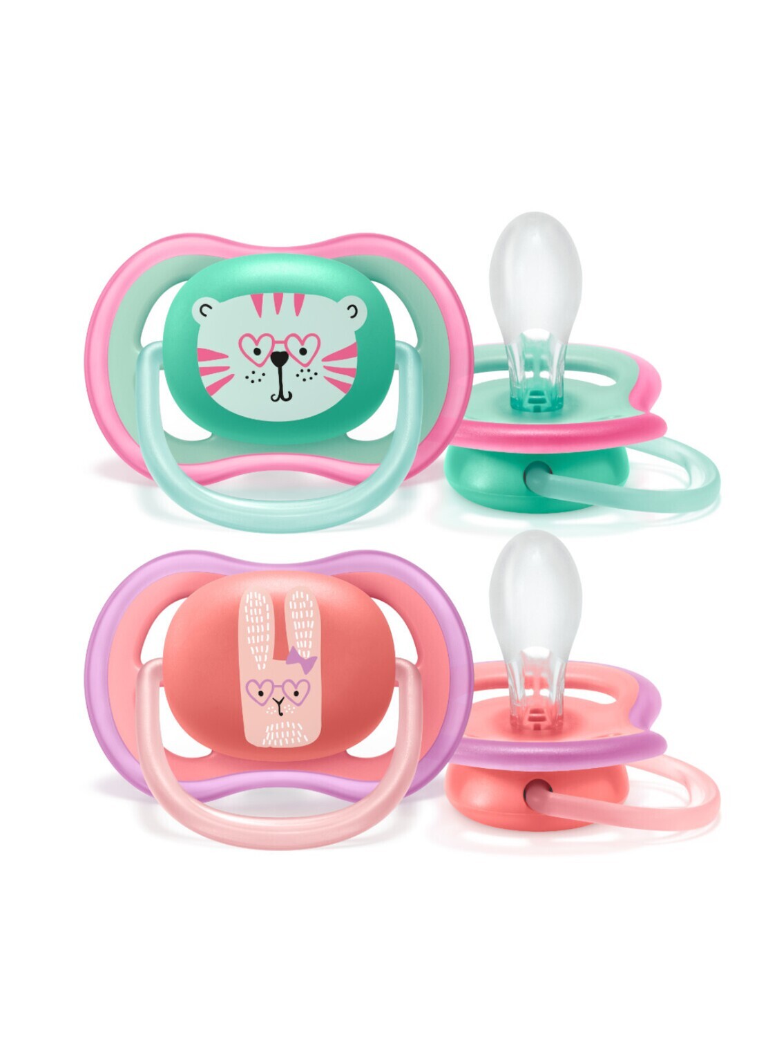 Avent Succhietti Ultra Air 18+ Mesi Femmina 2pz