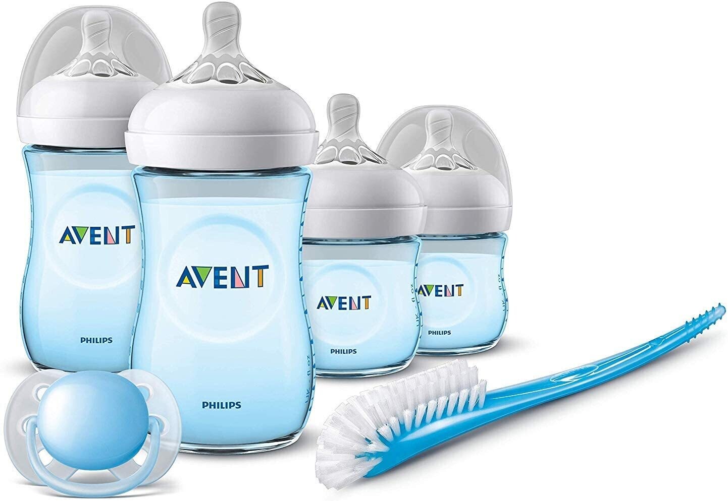 Avent Set Prime Poppate Natural Azzurro