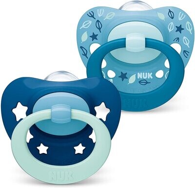 Nuk Succhietti Signature Silicone 6-18 Mesi 2pz