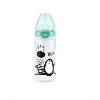 Nuk Biberon Fc Monochr Temperature Control Silicone 300ml 6-18Mesi 1pz