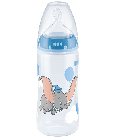 Nuk Dumbo Biberon FC Temperature Control +PP Silicone 300ml 6-18 Mesi 1pz
