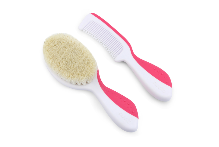 Nuvita Set Pettine e Spazzola Rosa