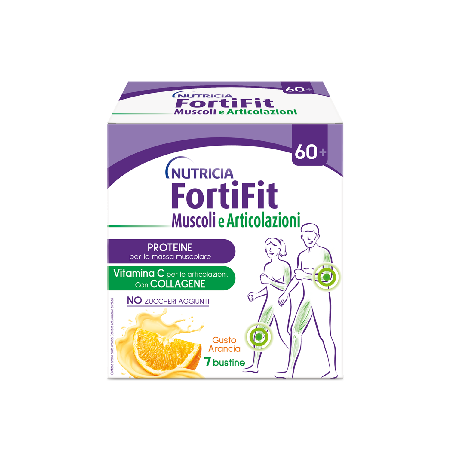 Nutricia Fortifit Muscoli e Articolazioni Gusto Arancia 7 bustine