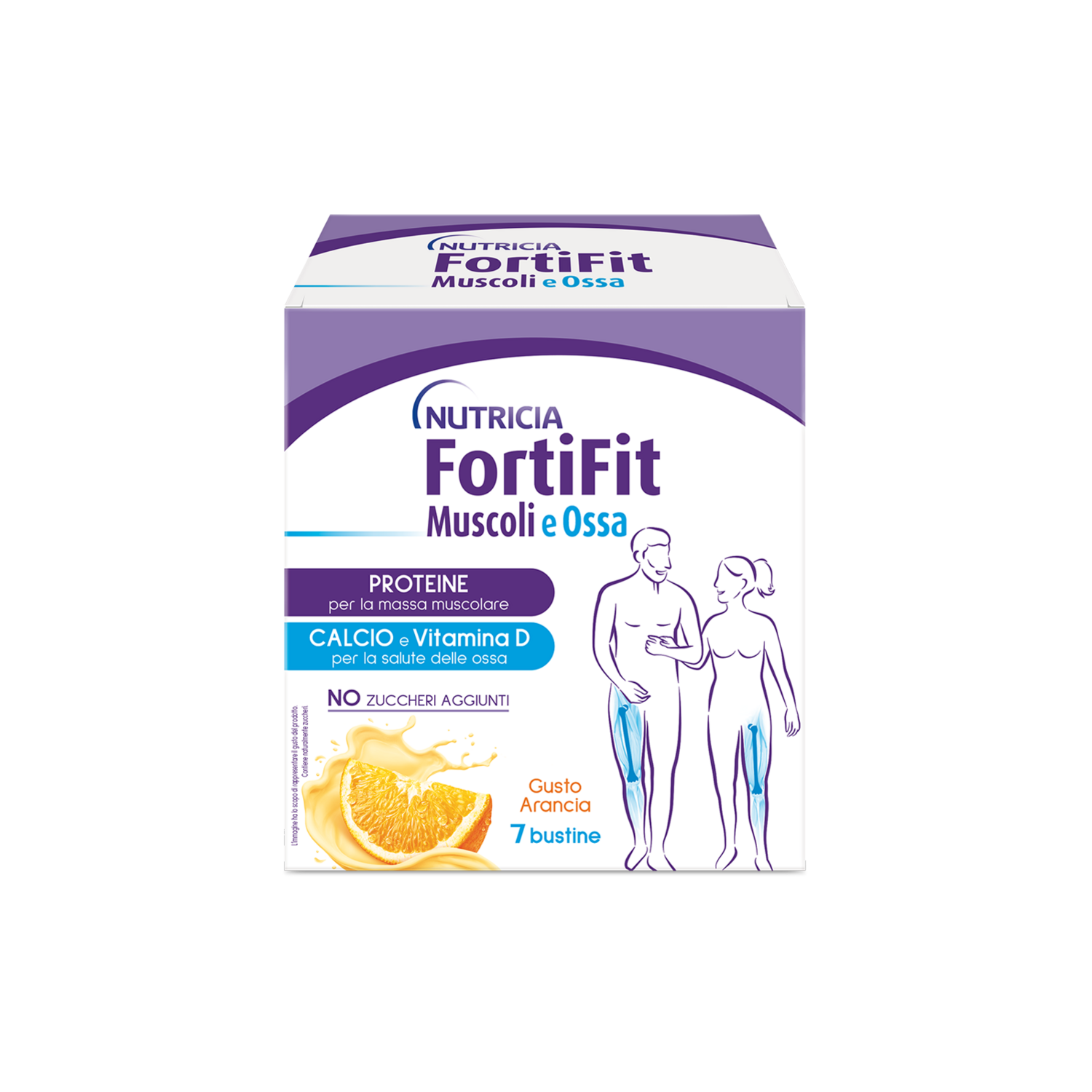 Nutricia Fortifit Muscoli e Ossa Gusto Arancia 7 bustine