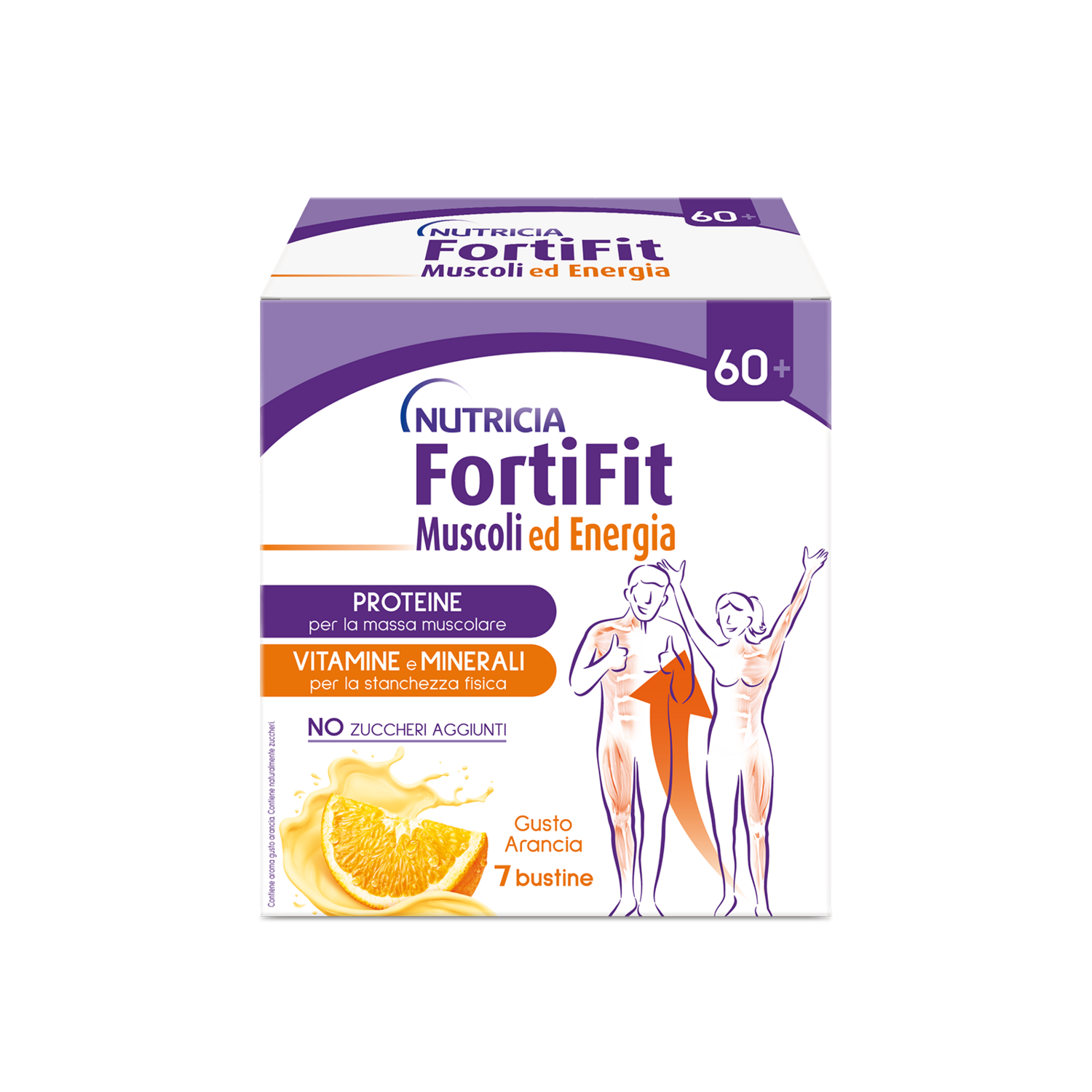 Nutricia Fortifit Muscoli e Energia Gusto Arancia 7 bustine