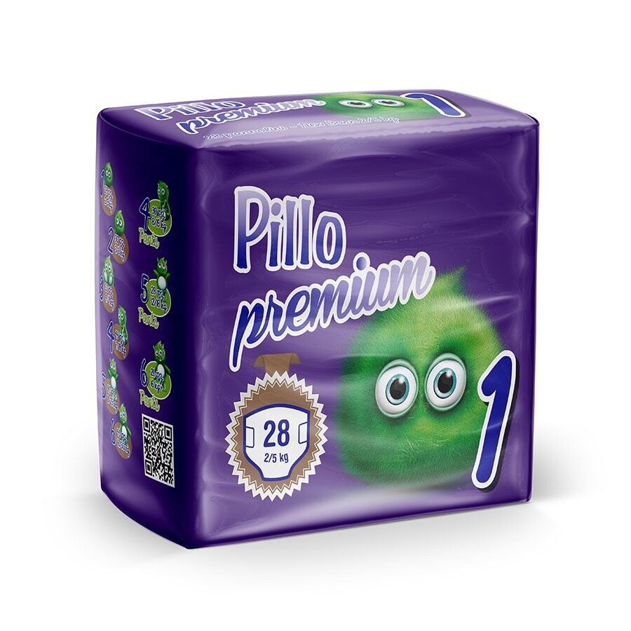 Pillo Pannolini 1 Tg 2-5kg 28pz