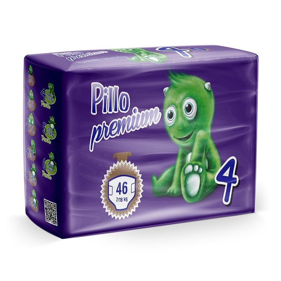 Pillo Pannolini 4 Tg 7-18Kg 46pz