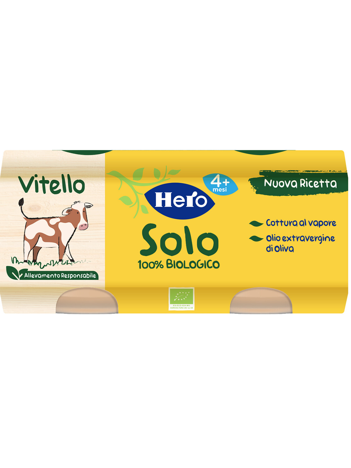 Hero Omogeneizzato di Carne Vitello 2x80g