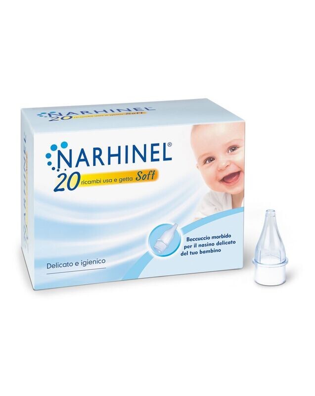 Narhinel Ricambi Soft per Aspiratore da 20 pz