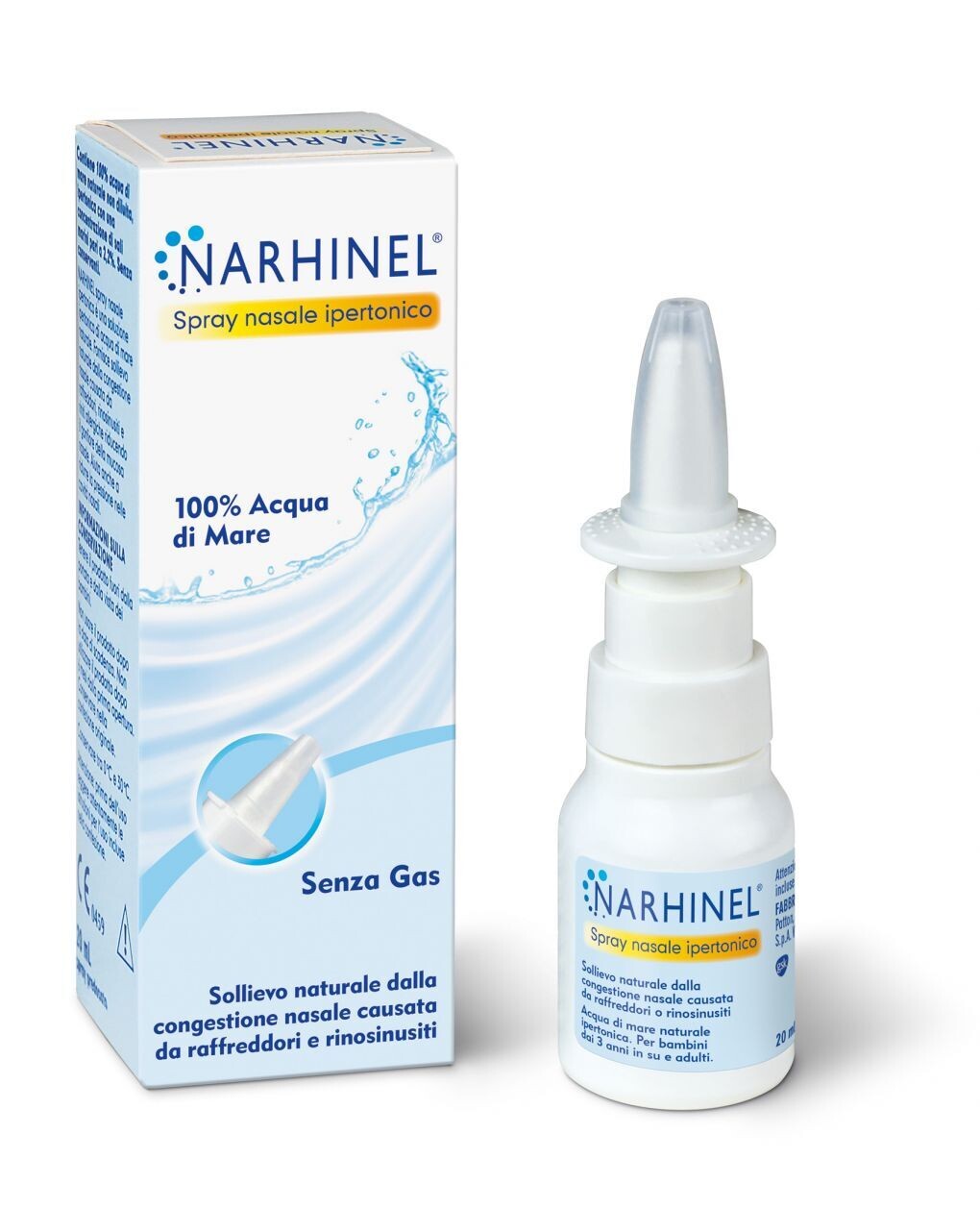 Narhinel Spray Nasale Ipertonico da 20 ml