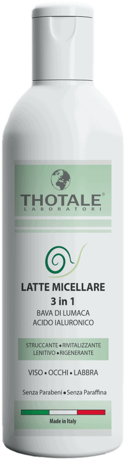Thotale Latte Micellare 3 in 1 Struccante Rivitalizzante Lenitivo Rigenerante Flacone 250ml