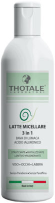 Thotale Latte Micellare 3 in 1 Struccante Rivitalizzante Lenitivo Rigenerante Flacone 250ml