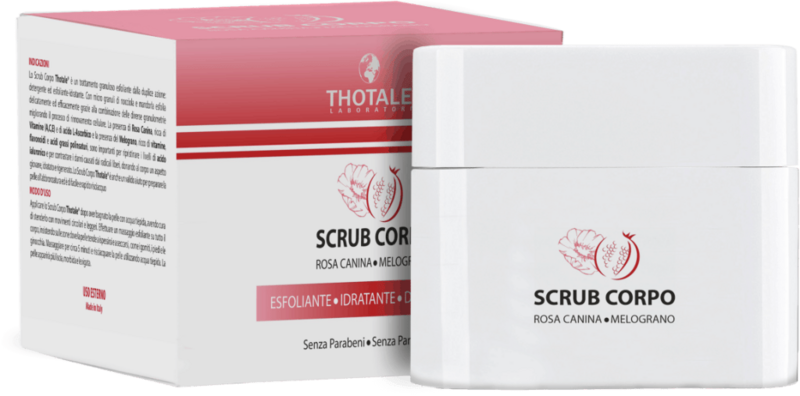 Thotale Scrub Corpo Esfoliante Idratante Detergente Vasetto 200ml