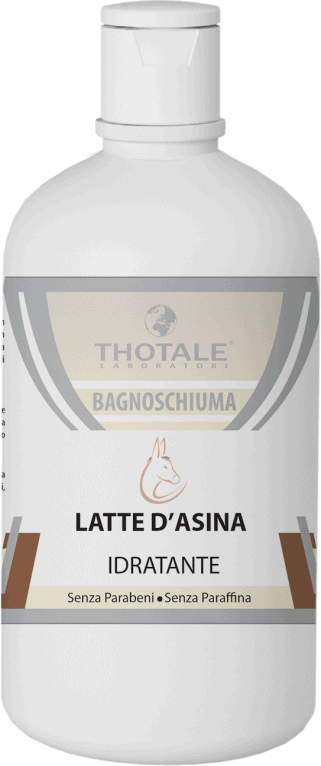 Thotale Bagnoschiuma Idratante al Latte D&#39;asina Flacone 500ml