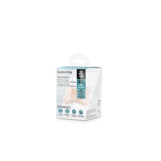 Suavinex Succhietto Zero Zero Tettina Simmetrica SX Pro -2.2 mesi 1pz