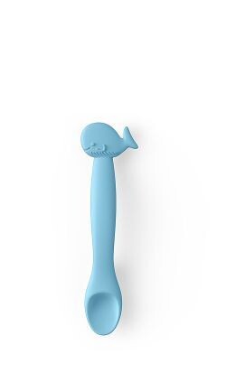 Suavinex Cucchiaio Flessibile in Silicone Azzurro