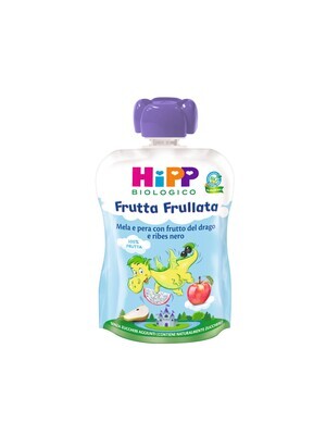 Hipp Frutta Frullata Mela e Pera con Frutto del Drago e Ribes Nero Confezione da 90g