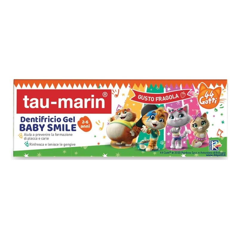 Alfasigma Tau Marin Baby Smile Dentifricio Gel 2-6 anni Fragola75ml