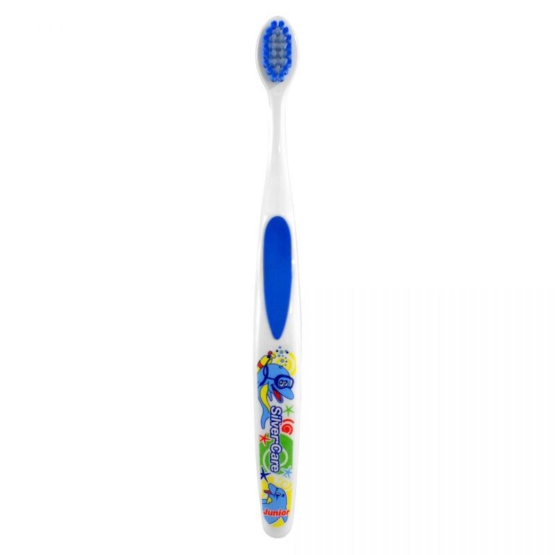 Silver Care Spazzolino Antibatterico Junior 2-6 Anni Blu