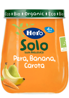 Hero Omogeneizzato di Frutta Pera Banana e Carota 120gr