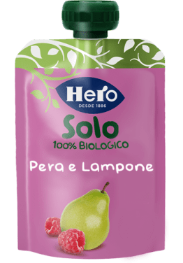 Hero Pouch Pera Lampone 100g