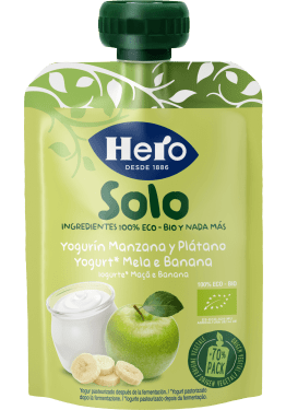 Hero Pouch Yogurt Mela Banana 100g