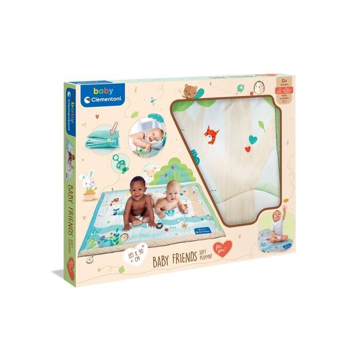 Clementoni Tappetino Baby For You Friends Soft Play Mat