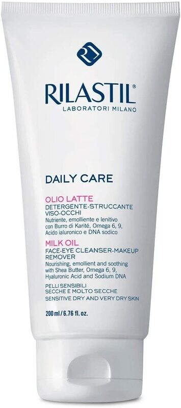 Rilastil Daily Care Olio Latte Detergente Struccante Viso Occhi 200ml