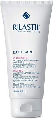 Rilastil Daily Care Olio Latte Detergente Struccante Viso Occhi 200ml