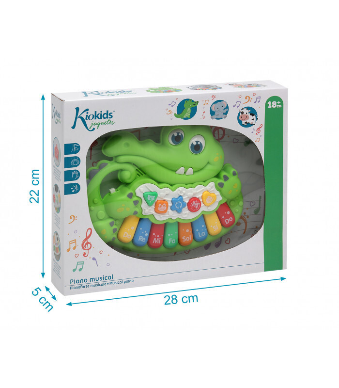 Kiokids Coccodrillo Pianoforte Musical 18+m