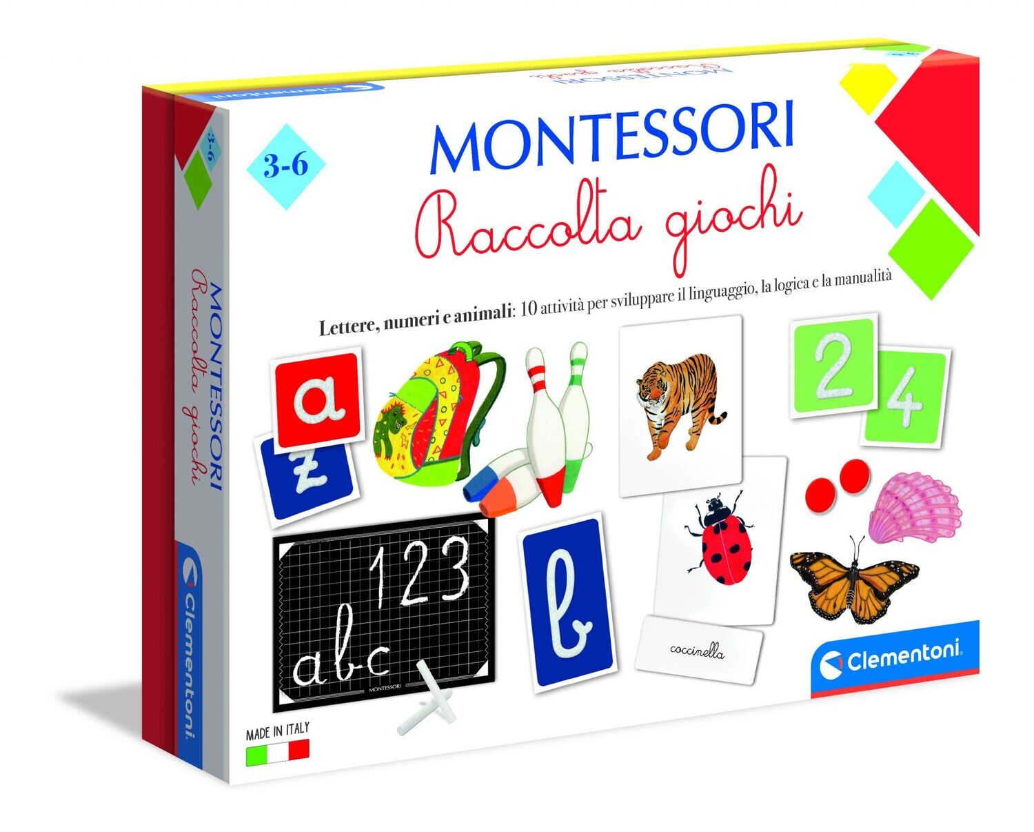 Clementoni Montessori Raccolta Giochi