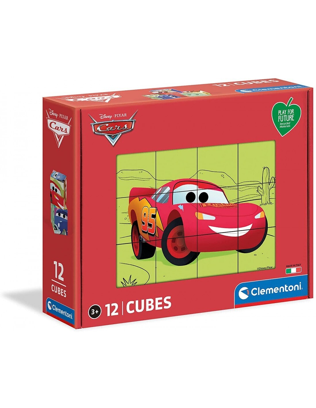 Clementoni Cars Cubes 12pz