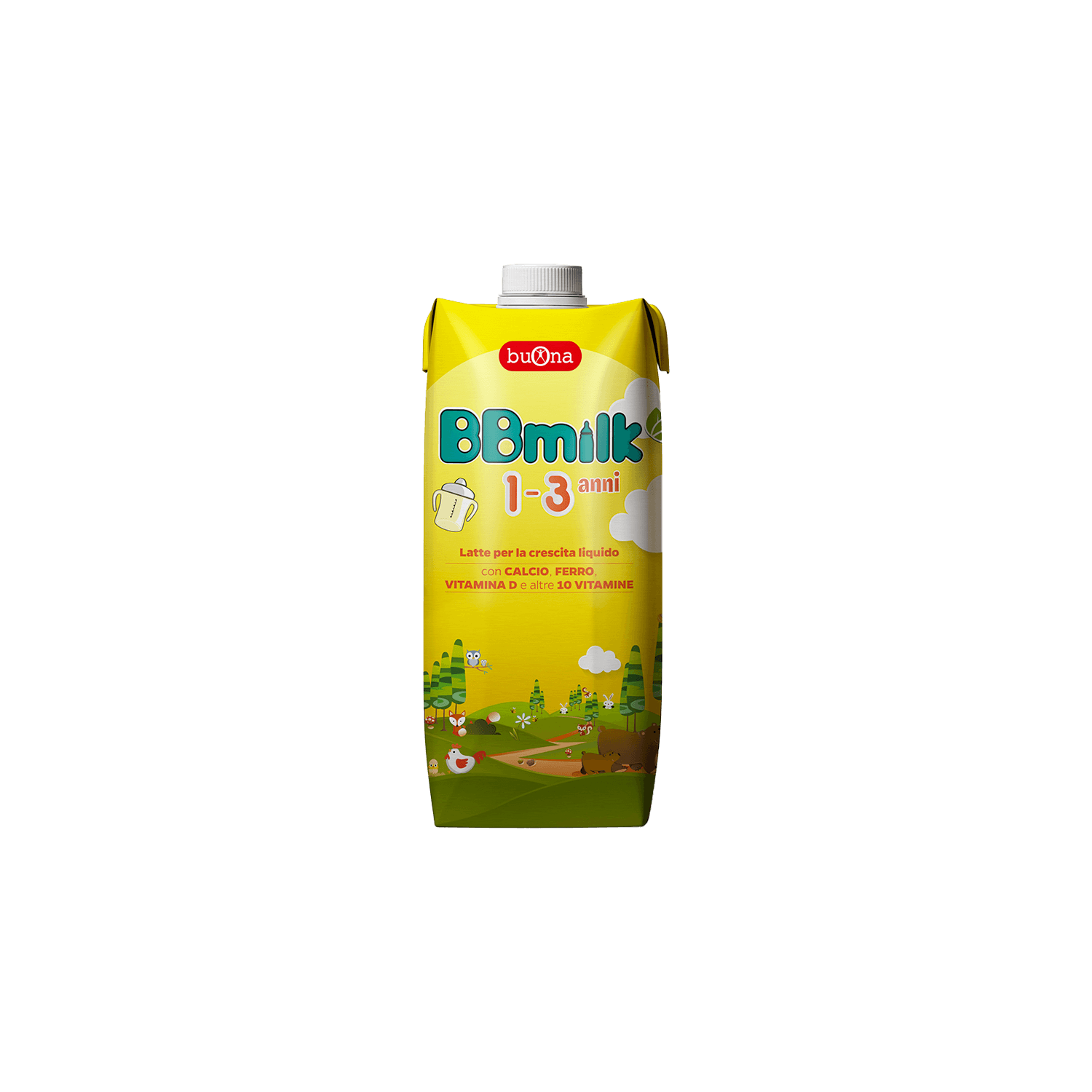 Bbmilk Latte Bio 1-3 Anni Liquido 12 buste da 500ml
