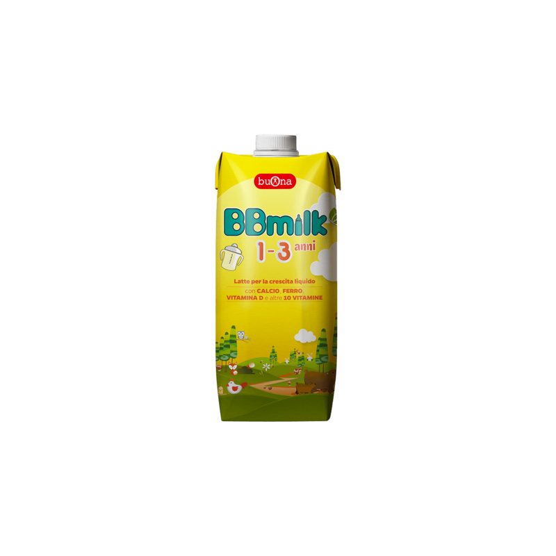Bbmilk Latte Bio 1-3 Anni Liquido 12 buste da 500ml
