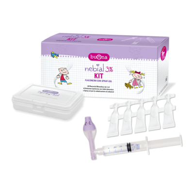 Buona Nebial 3% Kit 20 flanconcini con Spray-sol