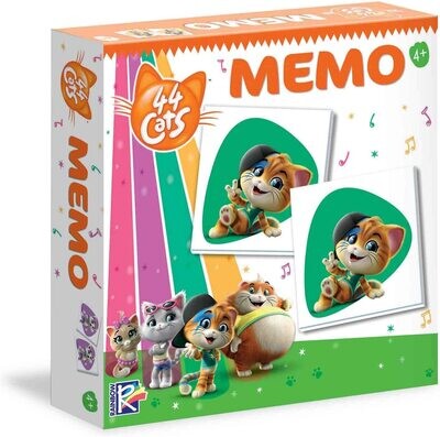 Clementoni Memo 44 Gatti Gioco da Tavolo per Bambini