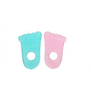 Kiokids Massaggiagengive Freddo Piedini Rosa Azzurro 1pz