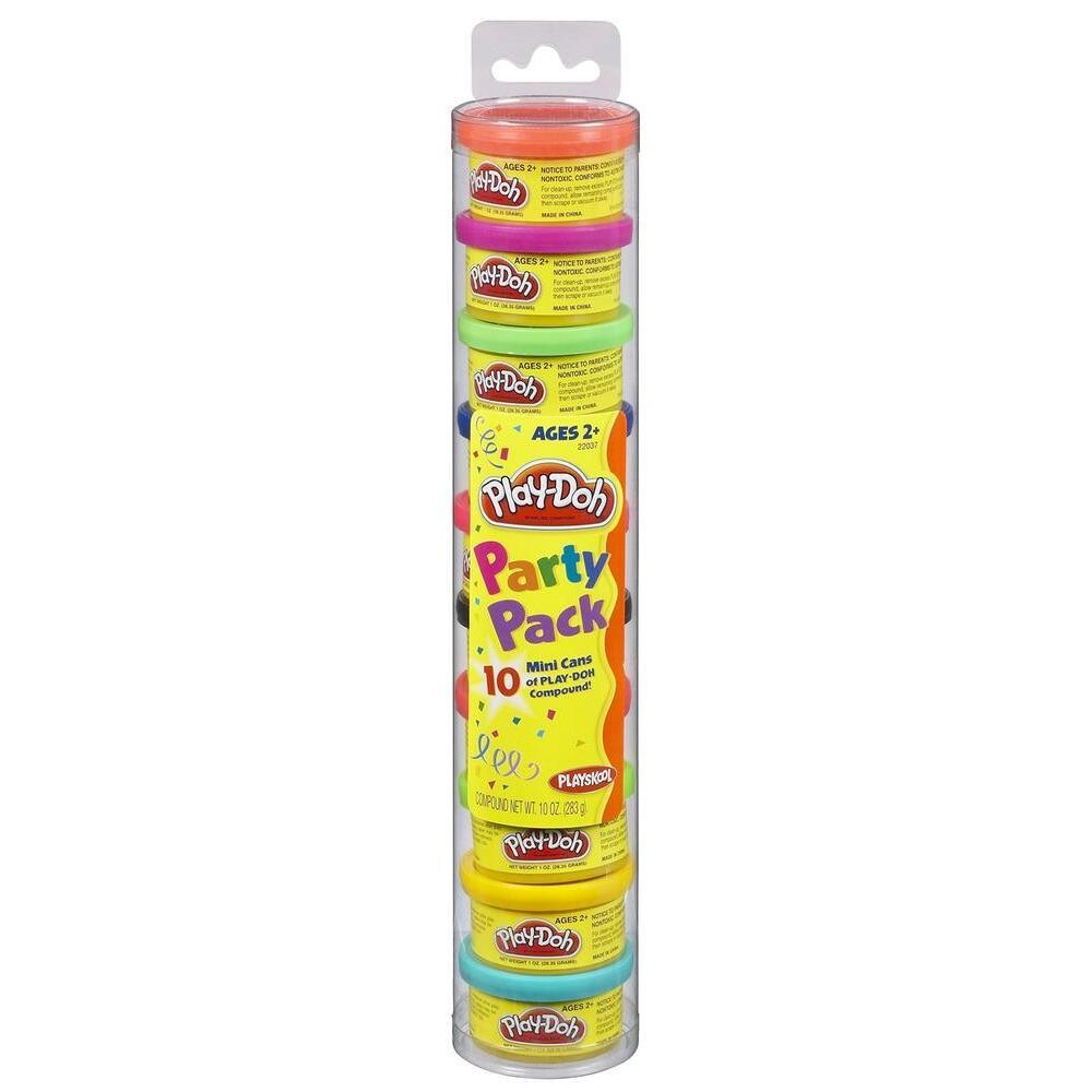 Play Doh Party Pack con 10 Vasetti da Modellare Colorati