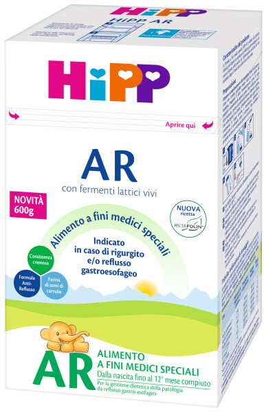 Hipp Latte AR 600gr Nuovo Formato Metafolin